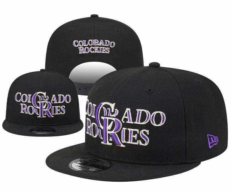 Colorado Rockies Black/Purple 9FIFTY Snapback