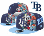Tampa Bay Rays Navy/Light Blue City Connect/Edition Comic/comic 9FIFTY Snapback