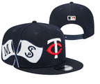 Minnesota Twins Navy/White City Connect/MSP Flags Edition 9FIFTY Snapback