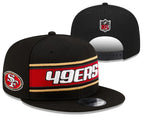 San Francisco 49ers Black/Red 9FIFTY Snapback