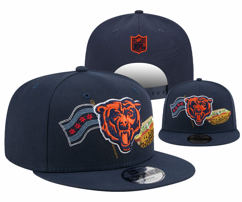 Chicago Bears Navy/Orange NFL City Connect/City Edition - Chicago 9FIFTY Snapback