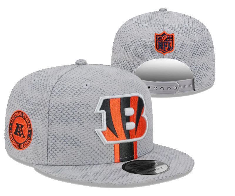 Cincinnati Bengals Gray/Orange NFL Sideline 2024 9FIFTY Snapback