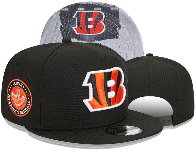 Cincinnati Bengals Black/Orange NFL 'Love' Special Edition 9FIFTY Snapback