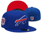 Buffalo Bills Royal Blue/Red Buffalo Bills 60th Anniversary 59FIFTY Fitted