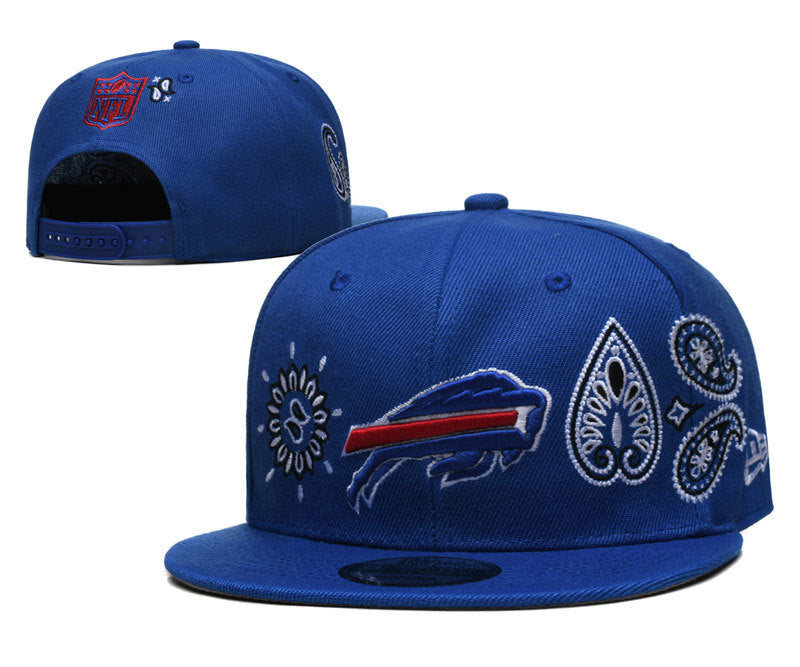 Buffalo Bills Royal Blue/White Paisley Pack/Bandana Edition 9FIFTY Snapback