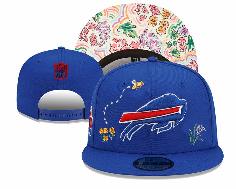 Buffalo Bills Royal Blue/Red NFL Sideline Nature/Floral Edition 9FIFTY Snapback