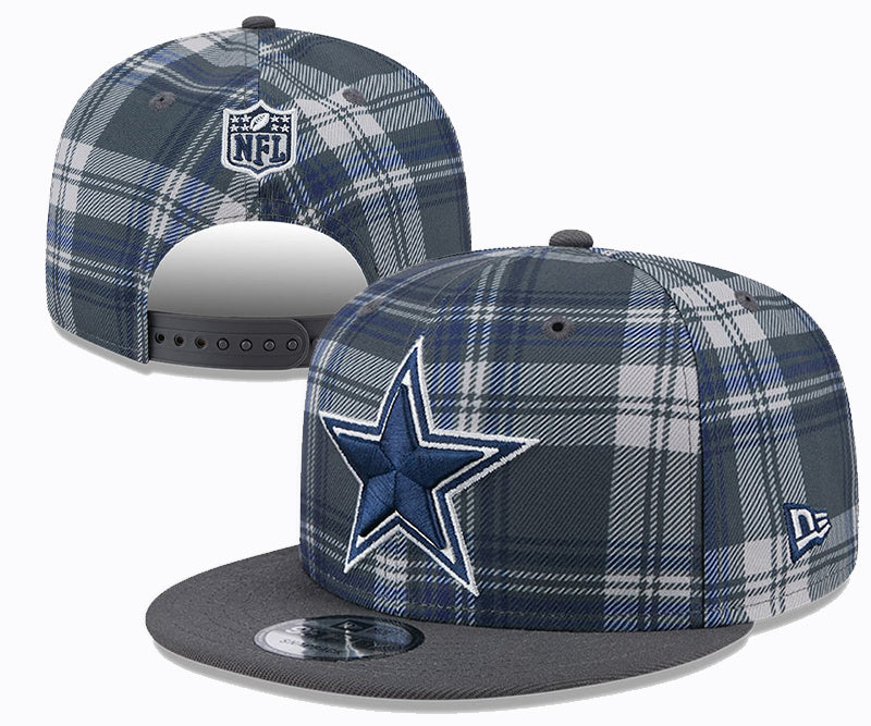 Dallas Cowboys Navy/Gray Plaid/Plaid Edition 9FIFTY Snapback