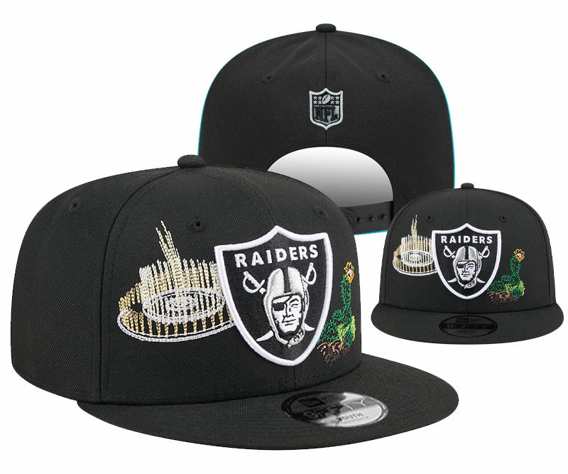 Las Vegas Raiders Black/White City/Cityscape Edition - Las Vegas Raiders 9FIFTY Snapback