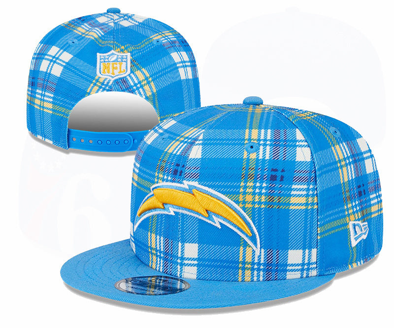Los Angeles Chargers Light Blue/Blue Plaid/Plaid Collection 9FIFTY Snapback