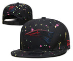 New England Patriots Black NFL Paint Splatter/Confetti Edition 9FIFTY Snapback