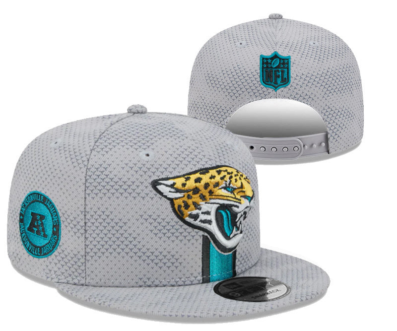 Jacksonville Jaguars Gray/Teal NFL Sideline/NFL Official Collection 9FIFTY Snapback