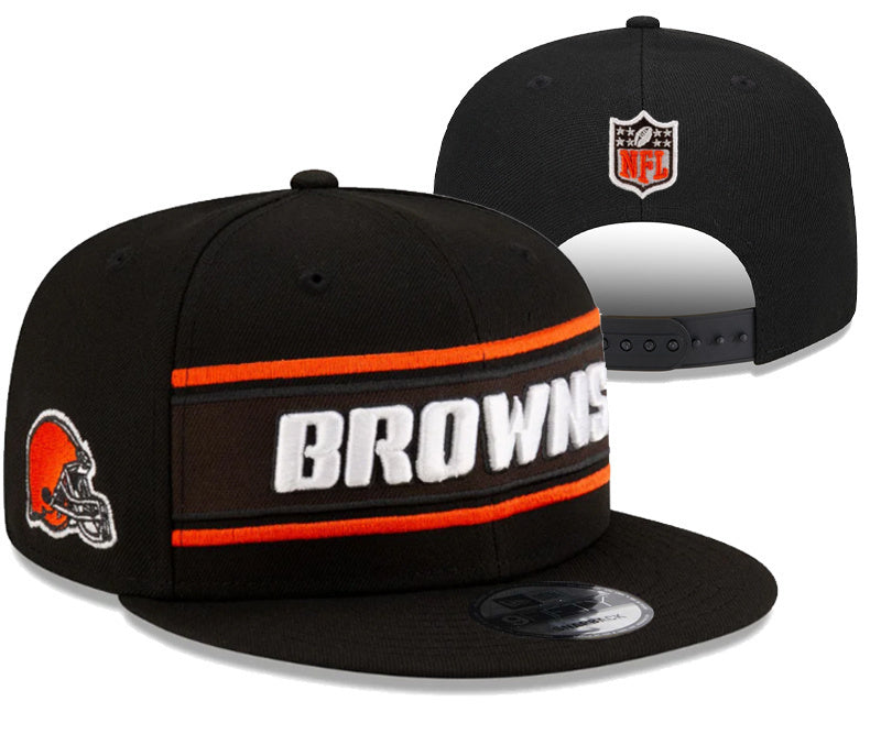 Cleveland Browns Black/Brown 9FIFTY Snapback