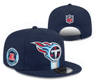 Tennessee Titans Navy/Light Blue NFL Sideline/Salute to Service , 9FIFTY Snapback