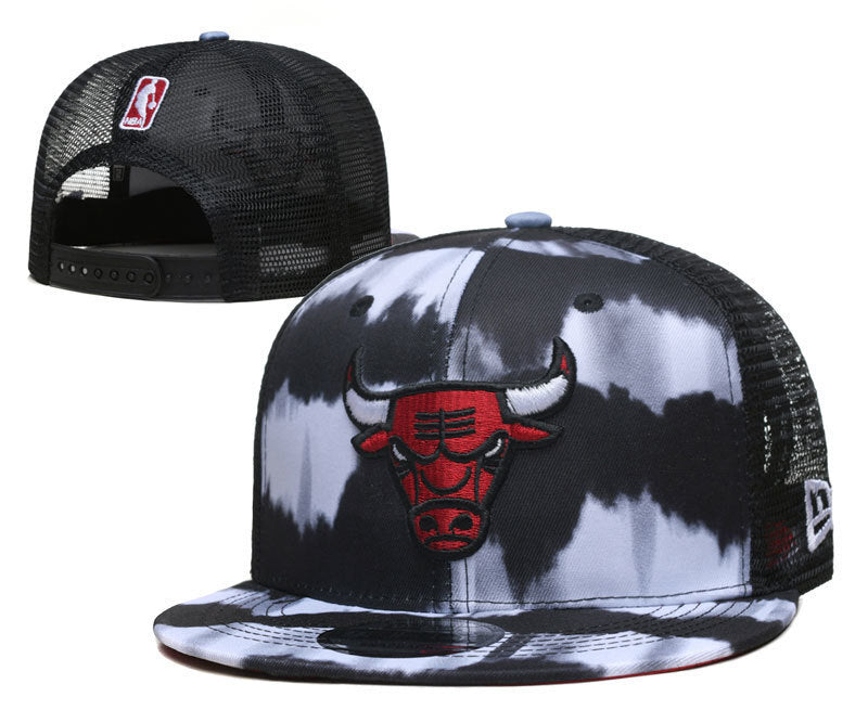 Chicago Bulls Black/Gray Tie-Dye/Trucker Edition 9FIFTY Snapback