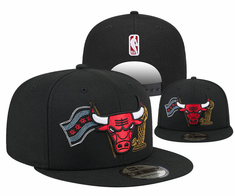 Chicago Bulls Black/Red Chicago Bulls City Edition/Edition 9FIFTY Snapback