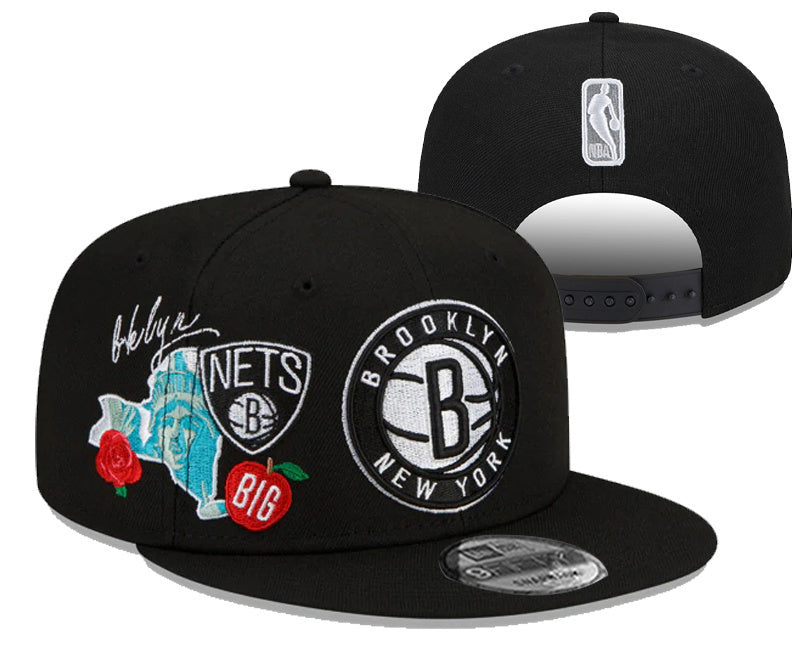 Brooklyn Nets Black/White City Edition/NYC Icons 9FIFTY Snapback