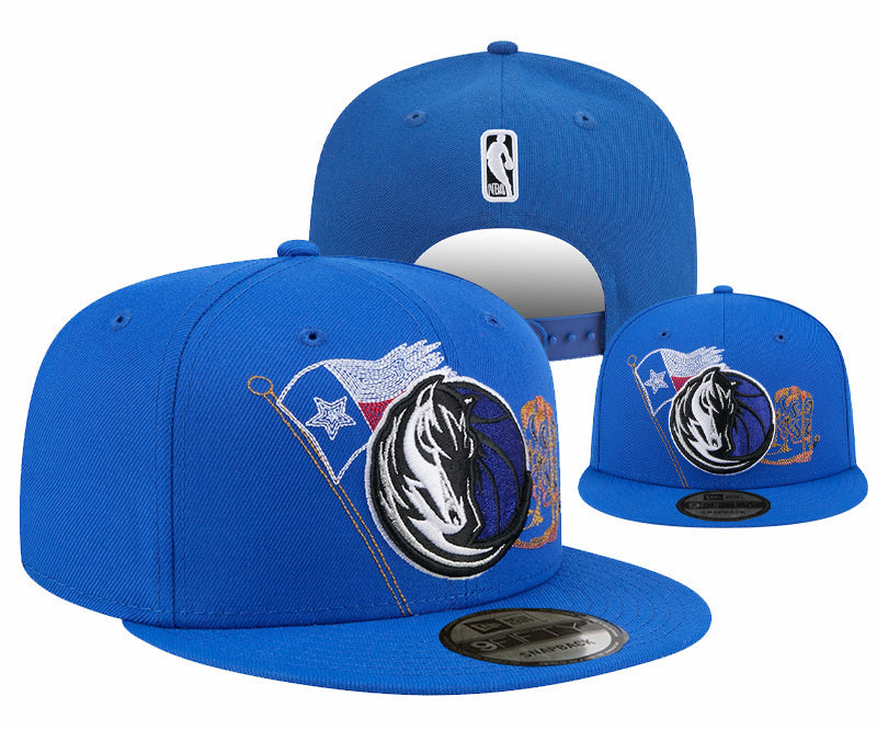 Dallas Mavericks Royal Blue/White NBA City Edition/Elements Collection 9FIFTY Snapback