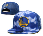Golden State Warriors Royal Blue/White Tie-Dye Edition Trucker