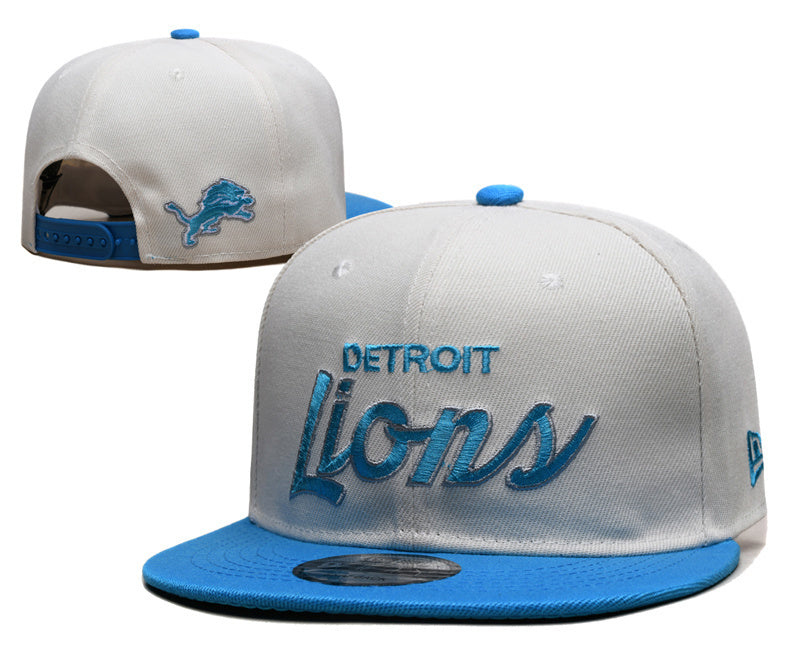 Detroit Lions White/Blue 9FIFTY Snapback