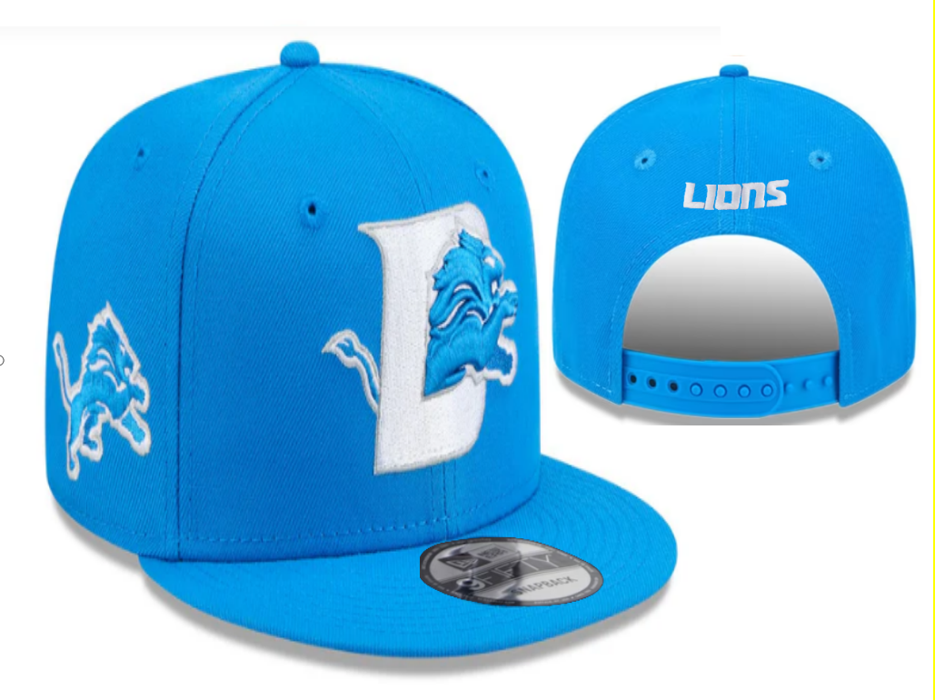 Detroit Lions Light Blue/White 9FIFTY Snapback