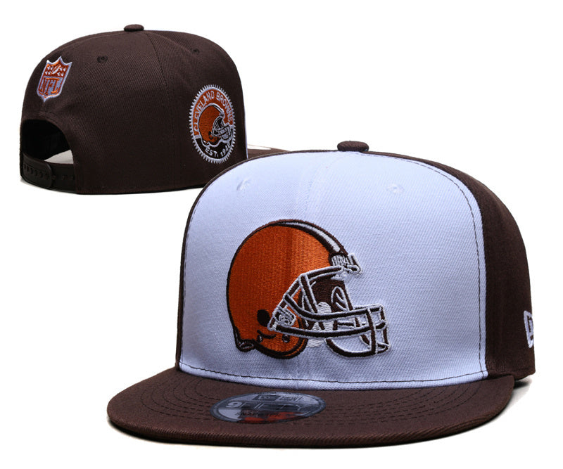Cleveland Browns Brown/White 9FIFTY Snapback
