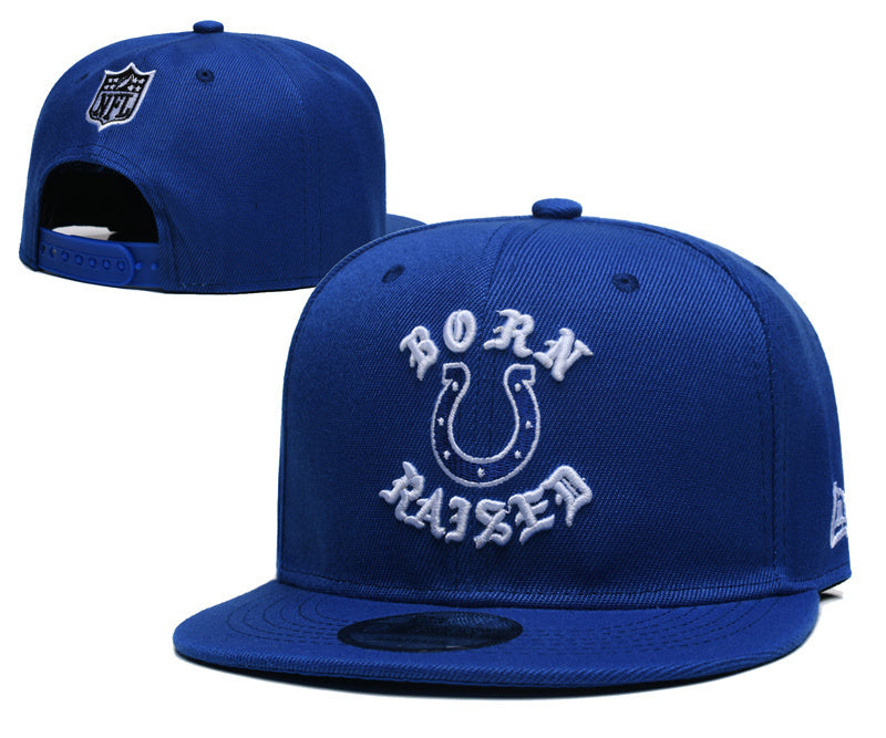 Indianapolis Colts Royal Blue/White Born x Raised x Indianapolis Colts 9FIFTY Snapback