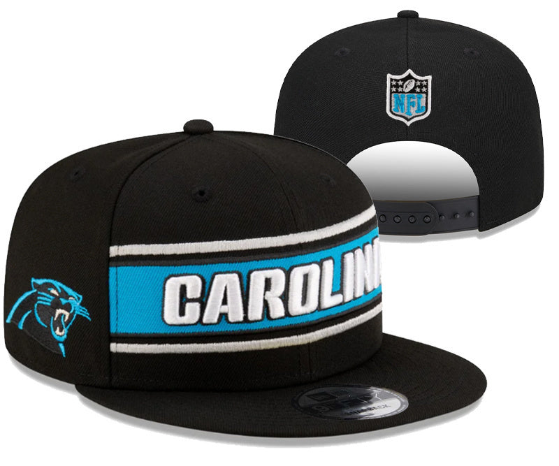 Carolina Panthers Black/Blue NFL Sideline/Training Camp Collection 9FIFTY Snapback