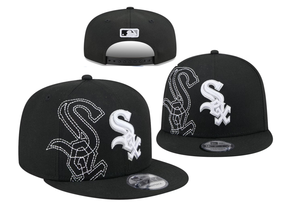 Chicago White Sox Black/White 9FIFTY Snapback