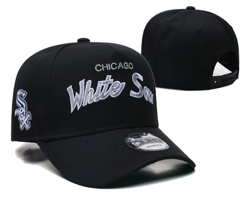 Chicago White Sox Black/White 9FIFTY Snapback