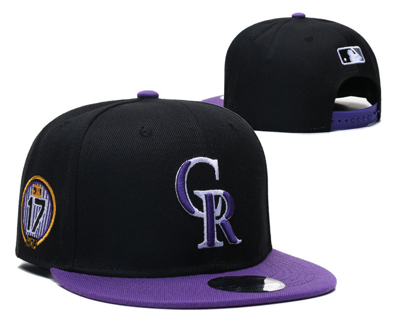 Colorado Rockies Black/Purple Todd Helton Hall of Fame #17 9FIFTY Snapback