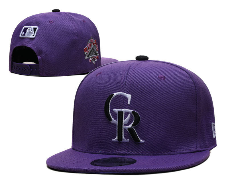 Colorado Rockies Purple/Black Edition floral motivo Floral 9FIFTY Snapback