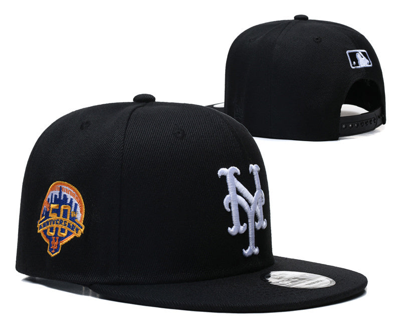 New York Mets Black/White New York Mets 50th Anniversary 9FIFTY Snapback