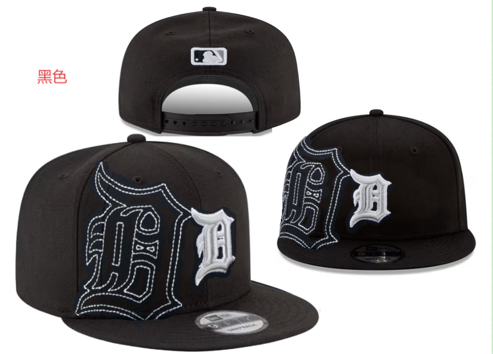 Detroit Tigers Black/White 9FIFTY Snapback