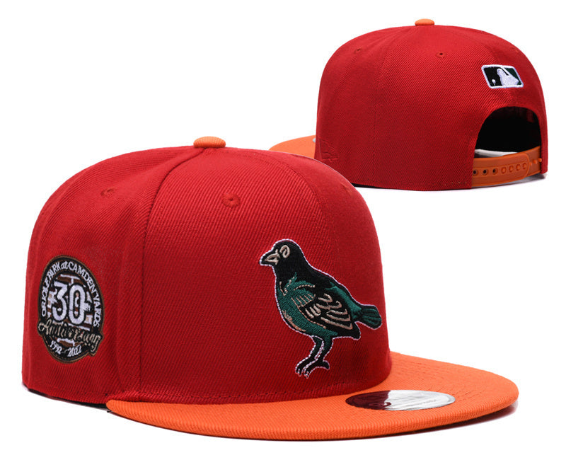 Baltimore Orioles Red/Orange Oriole Park at Camden Yards 30th Anniversary 9FIFTY Snapback