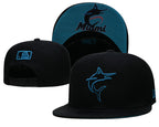 Miami Marlins Black/Blue 9FIFTY Snapback