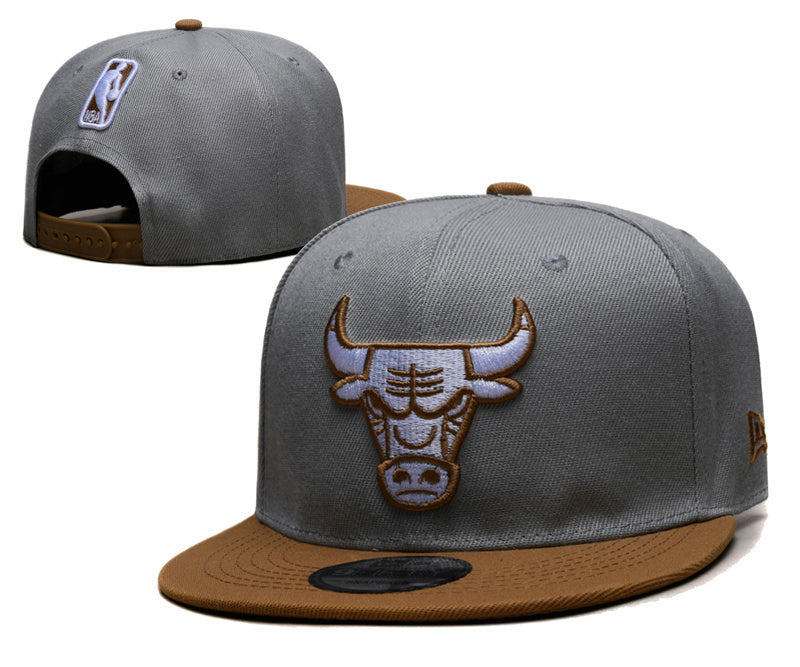 Chicago Bulls Gray/Caramel 9FIFTY Snapback