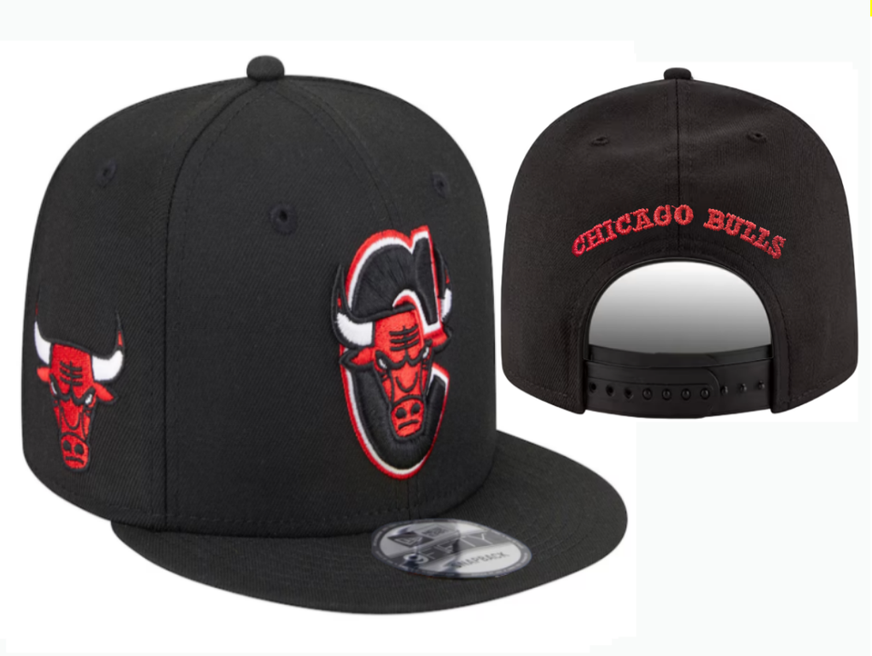 Chicago Bulls Black/Red 9FIFTY Snapback