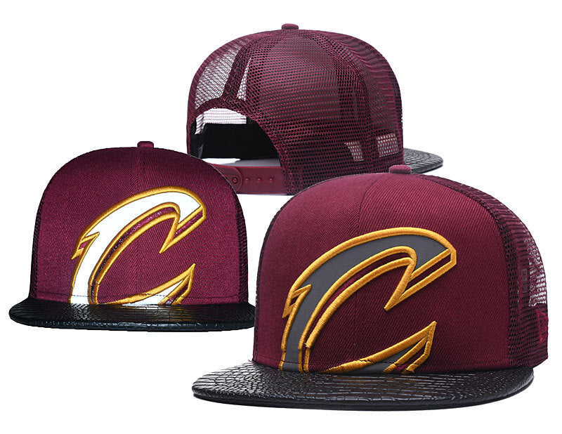 Cleveland Cavaliers Burgundy/Black Trucker