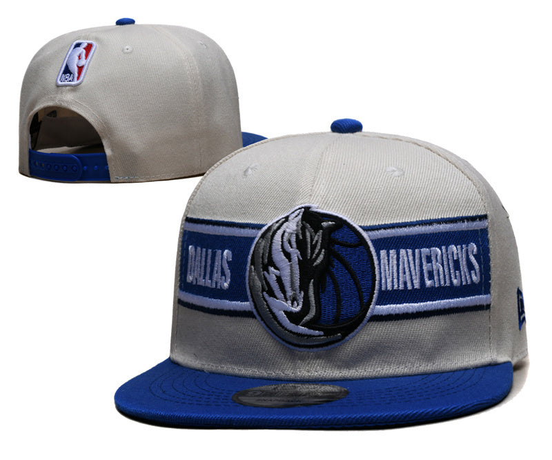 Dallas Mavericks Cream/Royal Blue 9FIFTY Snapback
