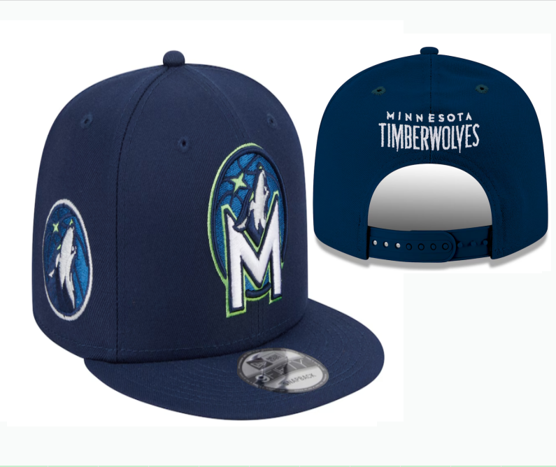 Minnesota Timberwolves Navy/White 9FIFTY Snapback