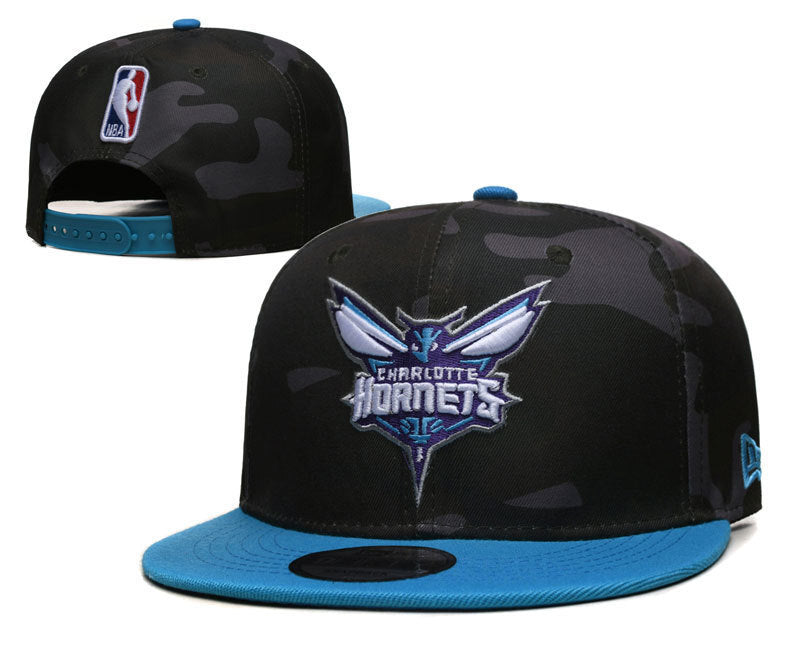 Charlotte Hornets Black Camo/Teal 9FIFTY Snapback