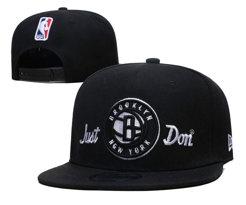 Brooklyn Nets Black/White Just Don x Brooklyn Nets collab 9FIFTY Snapback