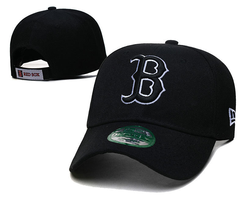 Boston Red Sox Black/White Green UV 9FORTY Adjustable