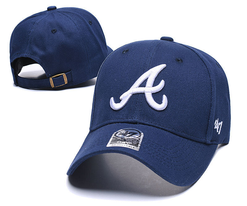 Atlanta Braves Navy/White Dad Hat