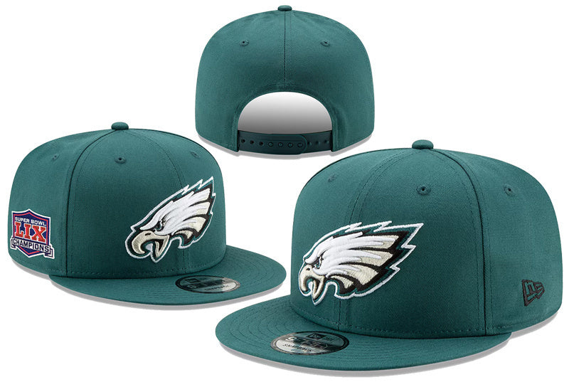 Philadelphia Eagles Dark Green/White Super Bowl LIX Champions 9FIFTY Snapback