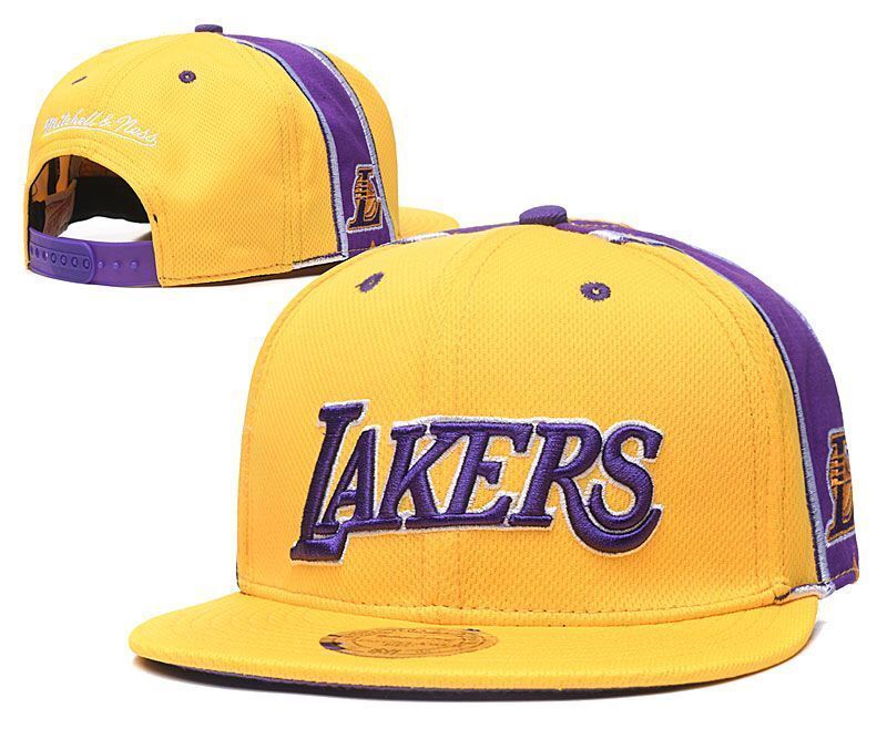 Los Angeles Lakers Yellow/Purple Snapback