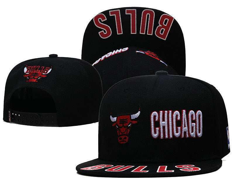 Chicago Bulls Black/Red Snapback