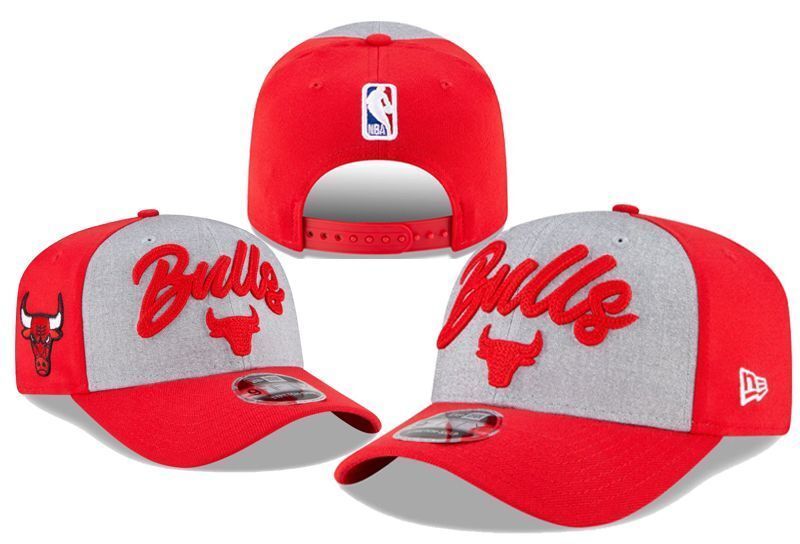 Chicago Bulls Red/Gray NBA Draft Edition 9FORTY Adjustable