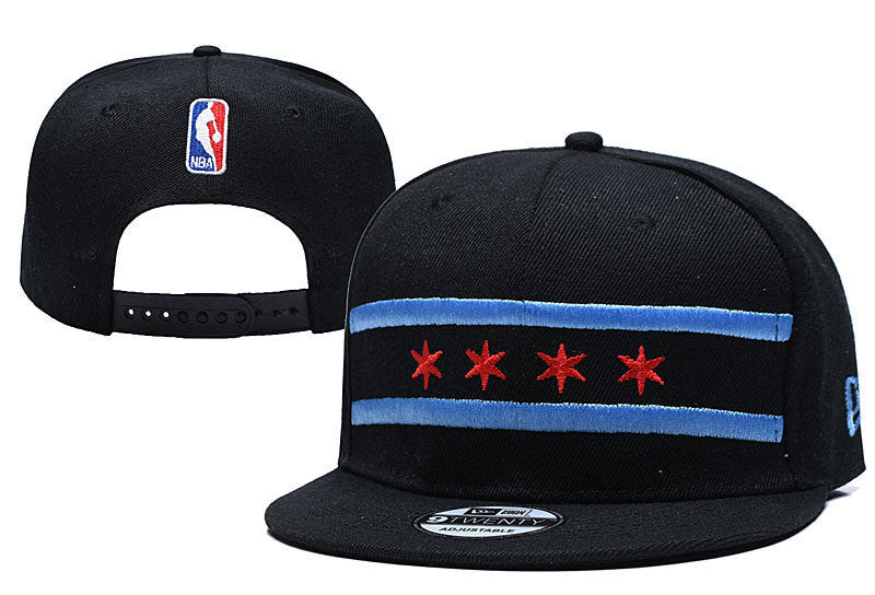 Chicago Bulls Black/Light Blue Chicago City Flag Edition 9FIFTY Snapback