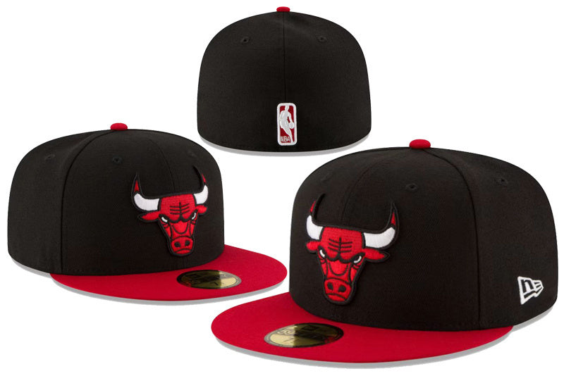 Chicago Bulls Black/Red 59FIFTY Fitted
